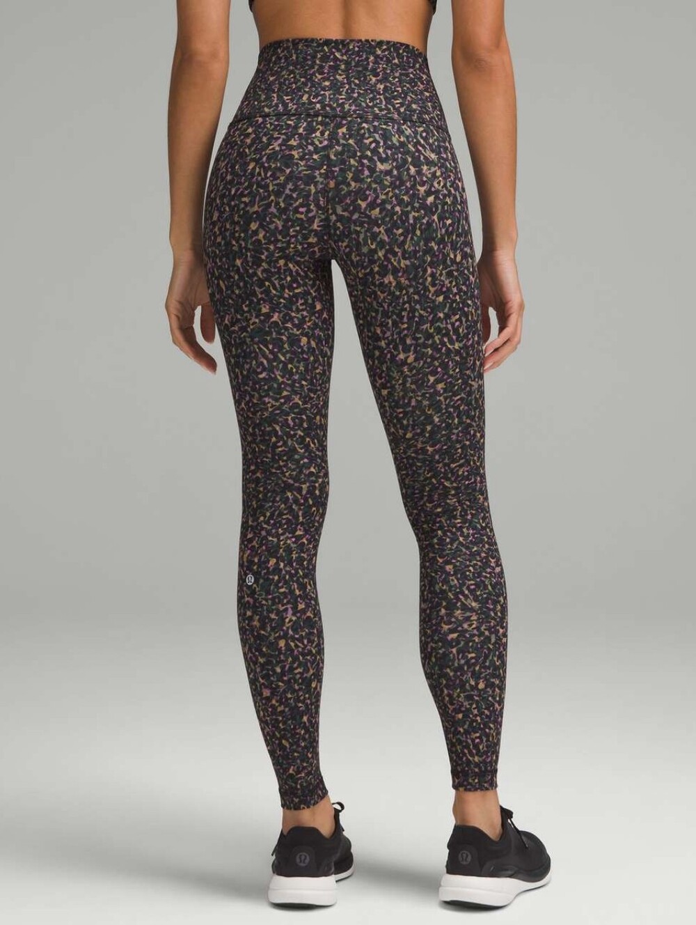 Lululemon Wunder Train High-Rise Tight 28" Fluctuate Micro Pink Multi Size 2 EUC